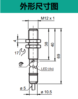 電容式傳感器 CBB4-12GH70-E0(圖2) 電容式傳感器 CBB4-12GH70-E0(圖2)