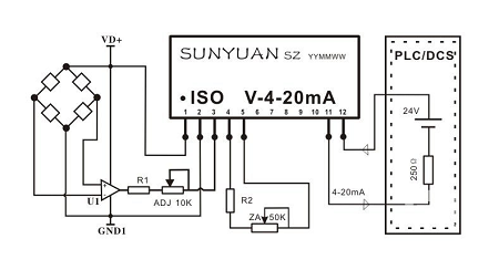 傳感器標準電壓和電流信號,可以提供更高的測量精度