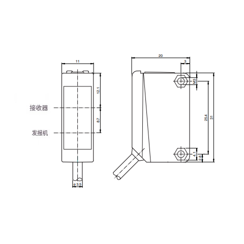 漫反射型光電傳感器ML100-8-H-100-RT/102/115(圖4)